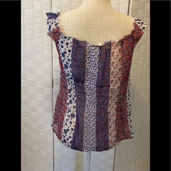Red Camel Off the shoulder boho top Medium - Picture 6 of 6